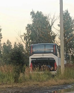 Рейсовый автобус Тула-Новомосковск потерял контроль на дороге